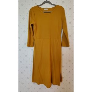 Mustard nursing dress